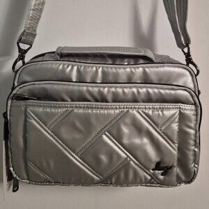 NWT LUG Scoop SE Crossbody in Metallic Silver
